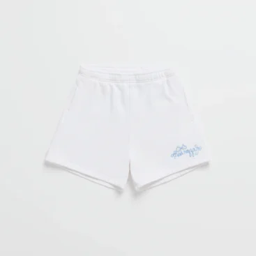 MadhappyBow Fleece Short White