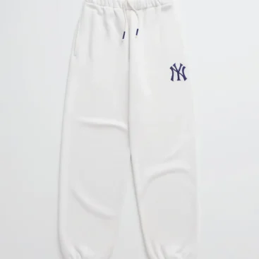 Madhappy Yankees Embroidered Fleece Sweatpants White