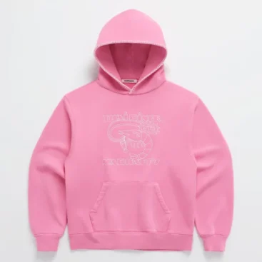 Pink Madhappy Thai Diner Big Shrimp Hoodie